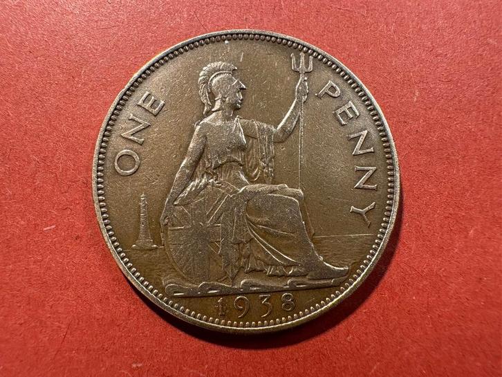 Royaume-Uni (UK) - 1 Penny 1938 (#195#), Timbres & Monnaies, Monnaies | Europe | Monnaies non-euro, Monnaie en vrac, Autres pays