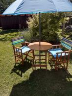 A VENDRE, Tuin en Terras, Tuinsets en Loungesets, Bijzettafel, Zo goed als nieuw, Hout, Ophalen