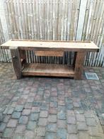 oude houten werkbank, Ophalen, Gebruikt