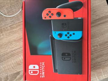 Nintendo Switch met 3 games en sd-kaart 128gb, Switch 2019 Upgrade, Comme neuf, Enlèvement, Avec jeux