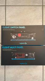 Logitech flight switch panel & Flight Multi Panel (MSFS2024), Computers en Software, Ophalen, Zo goed als nieuw