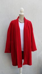 Manteau en laine rouge Vintage T38/40, Vêtements | Femmes, Vestes | Hiver, Rouge, Taille 38/40 (M), Enlèvement ou Envoi, Comme neuf