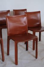 Stoelen Cassina CAB 412 (6 stuks), Huis en Inrichting, Stoelen, Vijf, Zes of meer stoelen, Design, Gebruikt, Leer