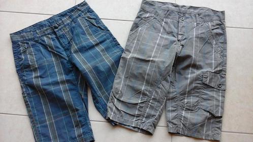 2 Bermuda à carreaux C&A, Kinderen en Baby's, Kinderkleding | Maat 158, Gebruikt, Jongen, Ophalen