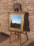 Grote geslepen spiegel in zware Baroklijst, Antiek en Kunst, Ophalen of Verzenden