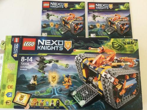 LEGO NEXO KNIGHTS 72006 - Axl's rolling arsenal, Kinderen en Baby's, Speelgoed | Duplo en Lego, Zo goed als nieuw, Lego, Complete set