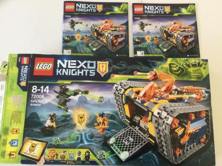 LEGO NEXO KNIGHTS 72006 - Axl's rolling arsenal, Enfants & Bébés, Jouets | Duplo & Lego, Comme neuf, Lego, Ensemble complet, Enlèvement ou Envoi