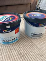 Levis witte primer + muurverf 10L, Doe-het-zelf en Bouw, Verf, Beits en Lak, Ophalen, Wit, Nieuw, Verf