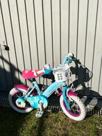 Frozen kinderfiets 12 inch, Ophalen, Zo goed als nieuw, Zijwieltjes