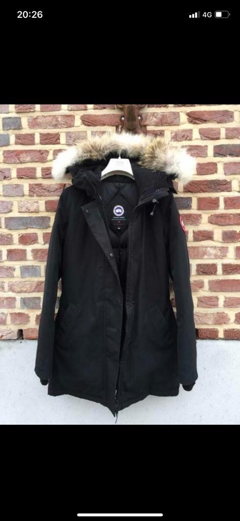 Canada Goose dames zwarte lange parka als NIEUW, maat Medium, Kleding | Dames, Jassen | Winter, Zo goed als nieuw, Maat 38/40 (M)