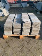 Blauwe hardsteen tegels, Tuin en Terras, Tegels en Klinkers, Ophalen, 5 tot 10 m², Zo goed als nieuw, Natuursteen