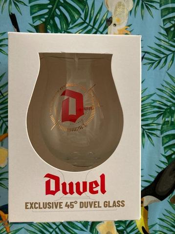 Nieuw Duvel glas - devilish angle 45 glas, Ophalen of Verzenden, Nieuw, Bierglas