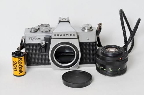 Praktica super TL 1000 + Objectif 50 mm 1:1,8 Pentacon., TV, Hi-fi & Vidéo, Appareils photo analogiques, Utilisé, Reflex miroir