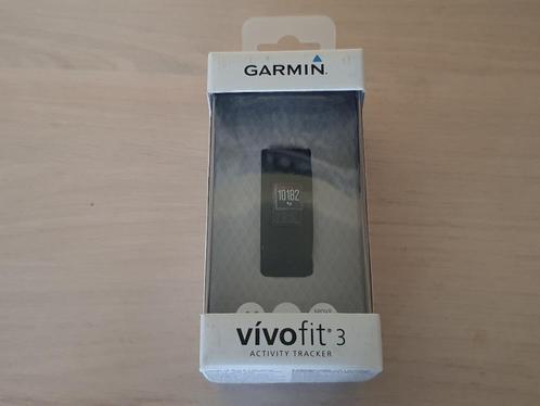 Nieuwe Garmin Vivofit 3 smartwatch, Handtassen en Accessoires, Smartwatches, Nieuw, Android, Zwart, Afstand, Hartslag, Slaap, Stappen