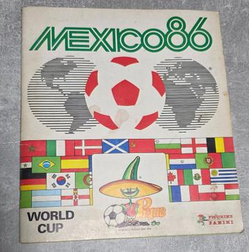 Panini voetbael+Mexico 86+Platini+Maradona+Boek Panini+WC 86 beschikbaar voor biedingen