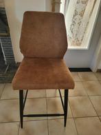 Barkruk (6in totaal), cognac kleur, 65 cm zithoogte, Ophalen, 5 krukken of meer, Met voetsteun, 60 tot 90 cm