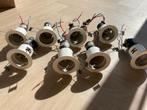 8 inbouw spots van het merk Massive, Ophalen, Gebruikt, Metaal of Aluminium, Inbouw