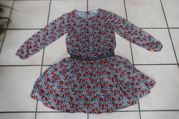 Cérémonie  Robe "Orchestra" fleurie T152 ou 11/12A comme 9!, Robe ou Jupe, Enlèvement ou Envoi, Comme neuf, Fille