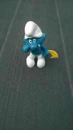 Treurige Smurf met gele zakdoek 2.0018, Ophalen of Verzenden, Gebruikt, Overige Smurfen, Poppetje, Figuurtje of Knuffel