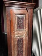 Meuble d’angle indien en bois massif sculpté – pièce unique, Maison & Meubles, 25 à 50 cm, Ethnique/oriental, Enlèvement, Utilisé