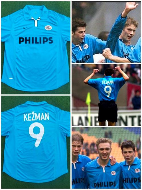 PSV uitshirt Nike 2002 L #9 Kezman authentieke vintage!, Sport en Fitness, Voetbal, Zo goed als nieuw, Shirt, Maat L, Verzenden