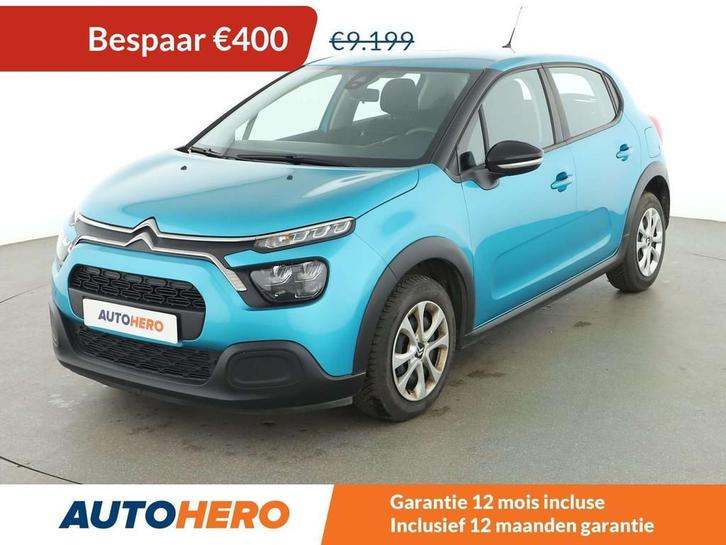 Citroën C3 1.2 PureTech Feel (bj 2020), Auto's, Citroën, Te koop, C3, ABS, Airbags, Airconditioning, Bluetooth, Boordcomputer