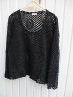 Pull/pull noir avec un beau motif au crochet taille XL, Enlèvement ou Envoi, Neuf, Taille 46/48 (XL) ou plus grande, Noir