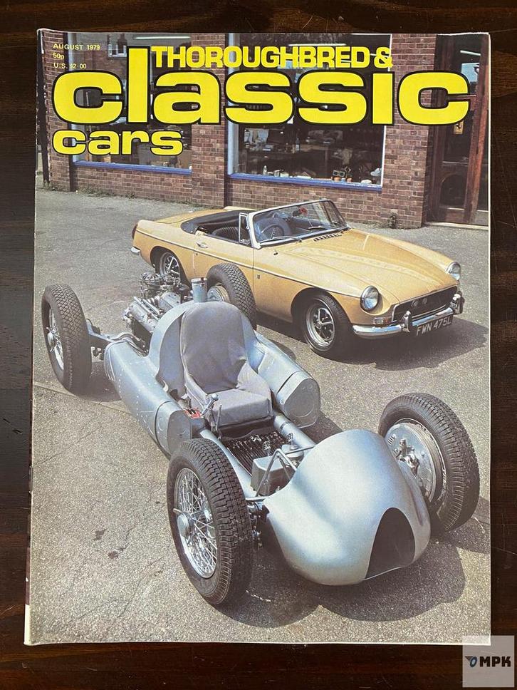 Magazine Thoroughbred & Classic Cars 1979 August Engels, Boeken, Auto's | Folders en Tijdschriften, Gelezen, Ophalen of Verzenden