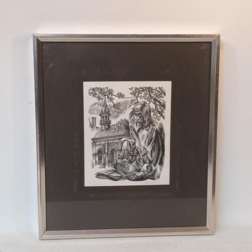 Guido Mariman (1948) - houtgravure, Antiek en Kunst, Kunst | Etsen en Gravures, Ophalen of Verzenden