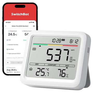 Nieuw: Switchbot Meter Pro (CO2 Monitor) beschikbaar voor biedingen