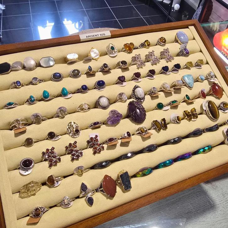 ==> Bagues | Pierres précieuses | Mystères <==, Bijoux, Sacs & Beauté, Bagues, Neuf, Femme ou Homme, Argent, Avec pierre précieuse