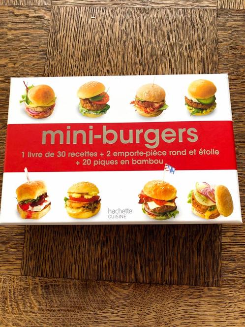 Coffret Hachette pratique : mini burgers, Livres, Livres de cuisine, Comme neuf