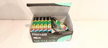 6 NIEUWE MAXELL METAL-CD CASSETTES beschikbaar voor biedingen