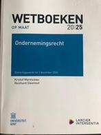 Studieboek wetboeken op maat Ondernemingsrecht, Ophalen of Verzenden, Zo goed als nieuw, Hoger Onderwijs