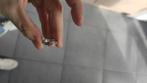 Bague argent, Bijoux, Sacs & Beauté, Bagues, 20 ou plus grands, Comme neuf, Enlèvement, Femme