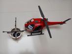Playmobil brandweer helikopter, Gebruikt, Ophalen
