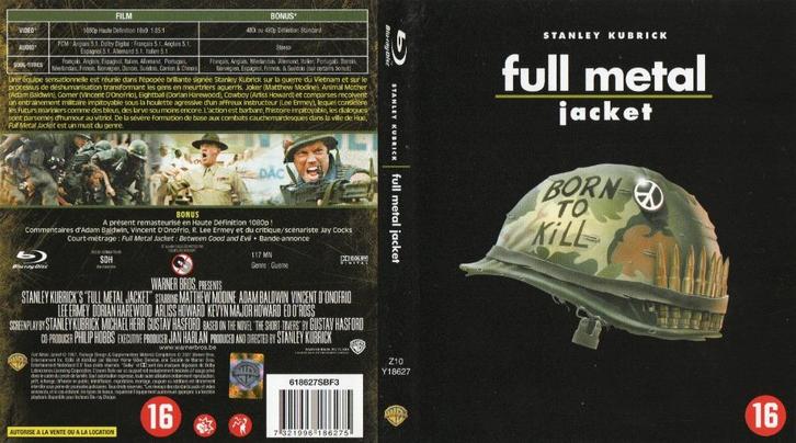 full metal jacket (blu-ray) nieuw, Cd's en Dvd's, Blu-ray, Zo goed als nieuw, Ophalen of Verzenden