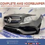 W117 C117 X117 CLA45 FACELIFT AMG VOORBUMPER GRIJS COMPLEET, Gebruikt, Ophalen of Verzenden, Bumper, Mercedes-Benz