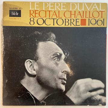 LP Le Père Duval Recital Chaillot 1961  Vol. 01 NM