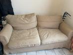 Zetelbed, Huis en Inrichting, Ophalen, Gebruikt, Beige, Tweepersoons