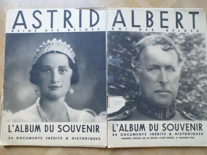 L'album du souvenir Albert et Astrid 1935, Verzamelen, Koningshuis en Royalty, Gebruikt, Tijdschrift of Boek, Ophalen
