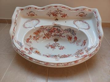 Antieke lavabo wasrafel engels art nouveau beschikbaar voor biedingen