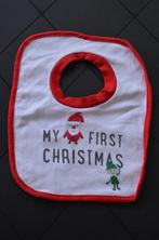 Slabbetje My first christmas wit/rood 24 cm x 30 cm, Kinderen en Baby's, Overige typen, Gebruikt, Ophalen of Verzenden