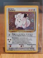 Clefairy Holo Pokémon TCG Base Set NL 5/102, Ophalen of Verzenden, Gebruikt, Losse kaart, Foil