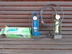 voetpomp, Ophalen, Drukmeter