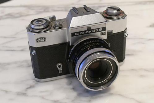 Zeiss Icarex 35S TM met Tessar 50mm/2.8 M42, Verzamelen, Foto-apparatuur en Filmapparatuur, Fototoestel, 1940 tot 1960, Ophalen of Verzenden