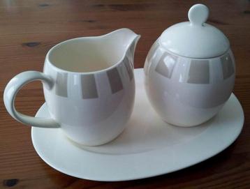 Koffiemelkkan - Suikerpot - Schaal (Engels aardewerk), Enlèvement, Comme neuf, Poterie