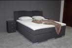 Boxspring, Huis en Inrichting, Ophalen, Grijs, 180 cm, 200 cm