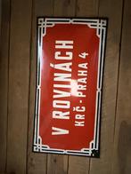 Emaille straatnaambord Tsjechië, Ophalen, Zo goed als nieuw, Gebruiksvoorwerp