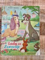 Oud Zonneboek Disney Lady en zwervertje  1967, Ophalen of Verzenden, Overige figuren, Gebruikt